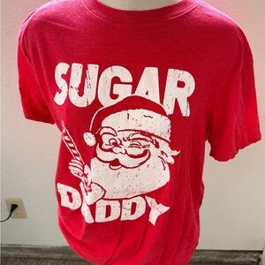 Red Santa Graphic  T-Shirt